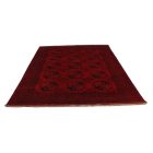 Oriental carpet burgundy Ersari 202x293 handmade Afghan carpet