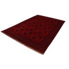 Oriental carpet burgundy Ersari 202x293 handmade Afghan carpet
