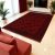 Oriental carpet burgundy Ersari 202x294 handmade Afghan wool carpet for living room