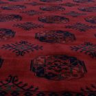Oriental carpet burgundy Ersari 202x294 handmade Afghan wool carpet for living room