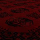 Oriental carpet burgundy Ersari 202x294 handmade Afghan wool carpet for living room