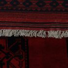 Oriental carpet burgundy Ersari 202x294 handmade Afghan wool carpet for living room