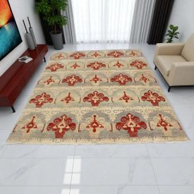 Modern oriental rug Aikat 277x201 handmade Afghan rug