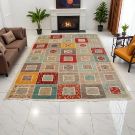 Oriental carpet multicolour Aikat 287x200 Afghan Oriental rug