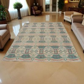 Oriental carpet multicolour Aikat 287x211 Afghan Oriental rug