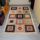 Wool carpet multicoloured Aikat 117x188 handmade modern carpet