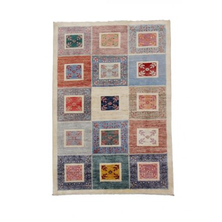 Wool carpet multicoloured Aikat 121x177 handmade modern carpet