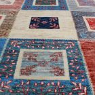 Wool carpet multicoloured Aikat 121x177 handmade modern carpet
