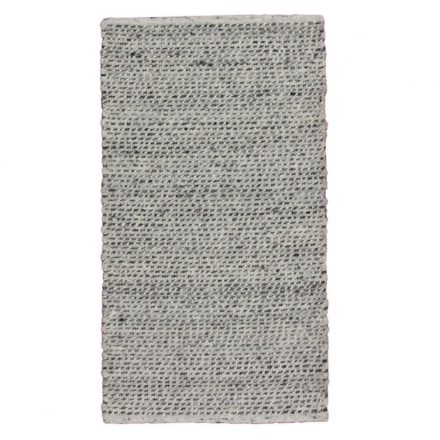 Thick woven rug Rustic 70x130 woven wool rug for living room