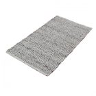 Thick woven rug Rustic 70x130 woven wool rug for living room