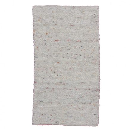 Thick woven rug Rustic 70x130 woven wool rug for living room