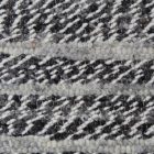 Thick rug Rustic 70x130 woven wool rug for living room