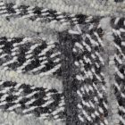 Thick rug Rustic 70x130 woven wool rug for living room