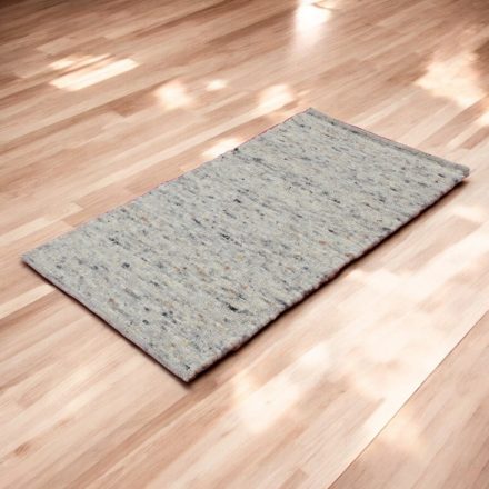 Thick wool rug Rustic 70x130 grey carpet