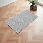 Thick rug Rustic 70x130 woven wool rug for living room