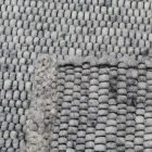 Thick rug Rustic 70x130 woven wool rug for living room