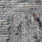 Thick woven rug Rustic 70x130 woven wool rug for living room