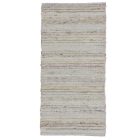 Thick woven rug Rustic 65 x130 woven wool rug