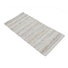 Thick woven rug Rustic 65 x130 woven wool rug