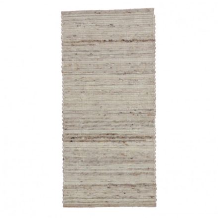 Thick rug Rustic 60x135 woven wool rug for living room