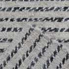 Thick rug Rustic 70 x130 woven wool rug for living room