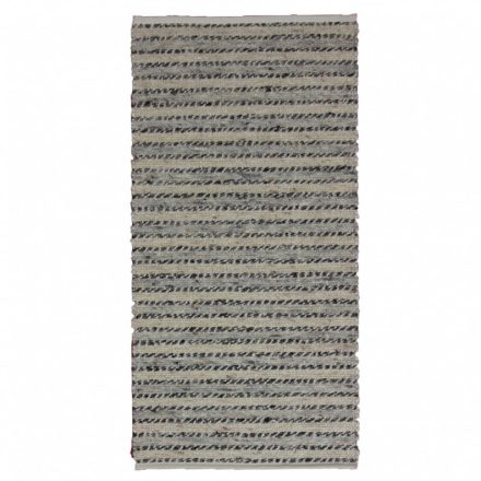 Thick woven rug Rustic 70 x140 woven wool rug for living room