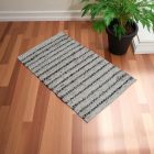 Thick rug Rustic 60 x110 woven wool rug for living room