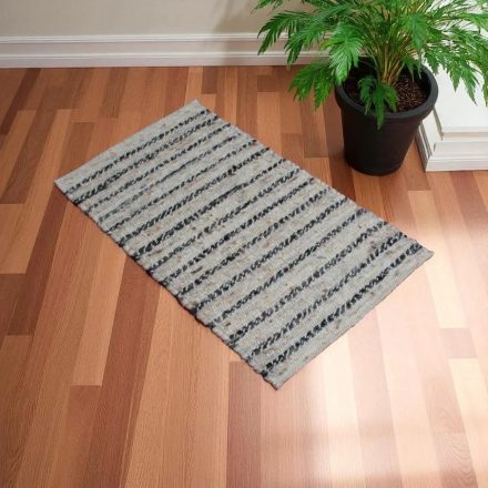 Thick rug Rustic 60 x110 woven wool rug for living room