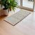 Thick woven rug Rustic 70x130 woven wool rug for living room
