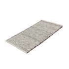 Thick woven rug Rustic 70x130 woven wool rug for living room