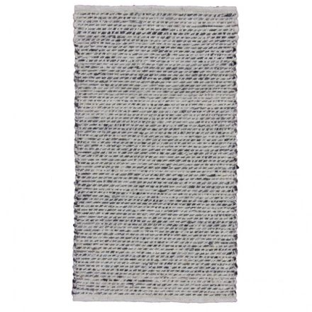 Thick woven rug Rustic 70x130 woven wool rug for living room