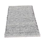 Thick woven rug Rustic 70x130 woven wool rug for living room