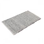 Thick woven rug Rustic 70x130 woven wool rug for living room