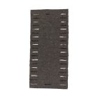 Thick wool rug Rustic 70x147 brown carpet