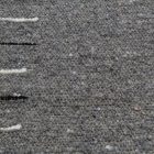 Thick wool rug Rustic 70x147 brown carpet