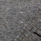 Thick wool rug Rustic 70x147 brown carpet