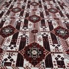 Classic carpet beige Afghan 140x200 polyester rug for living room or bedroom