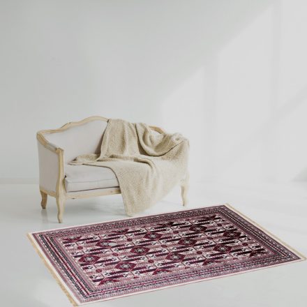 Classic carpet beige 80x150 machine-made polyester rug