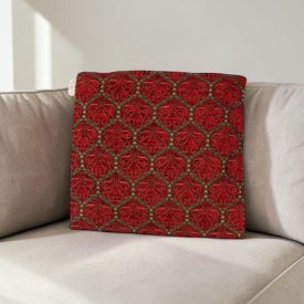 Burgundy Decorative Cushion 45x45 cm – Ruby Palace