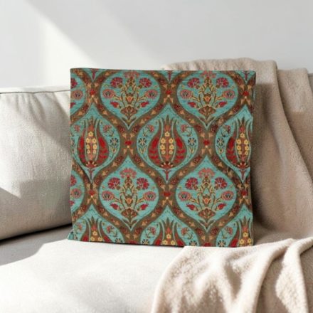 Turquoise Decorative Cushion 45x45 cm – Bosphorus Pomegranate