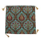 Turquoise Decorative Cushion 45x45 cm – Bosphorus Pomegranate