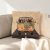 Green Decorative Cushion 45x45 cm – Peace Bus Cats