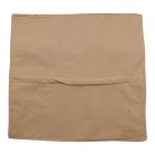 Cream Decorative Cushion 45x45 cm – Blue Rosette