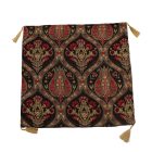 Black Decorative Cushion 45x45 cm – Midnight Oriental Garden
