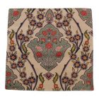 Beige Decorative Cushion 45x45 cm – Oriental Bird Garden