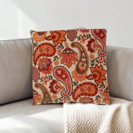 Cream Decorative Cushion 45x45 cm – Paisley Garden