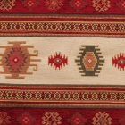 Burgundy Decorative Cushion 45x45 cm – Nomad Stripes