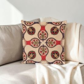Cream Decorative Cushion 45x45 cm – Pomegranate Dream