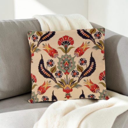 Cream Decorative Cushion 45x45 cm – Oriental Tulip
