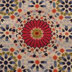 Blue Decorative Cushion 45x45 cm – Sultan’s Garden
